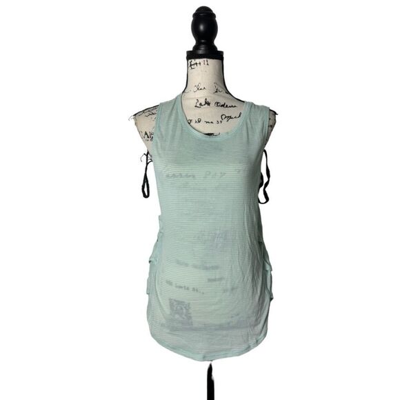 Lululemon Var-City Muscle Tank Top Women’s Size Medium Heathered Sea Mist Criss - Picture 6 of 10